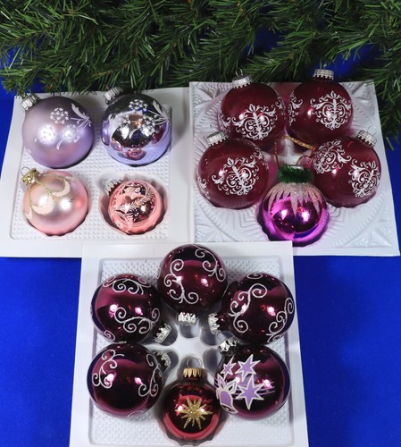 Weihnachtskugeln glas - 15,