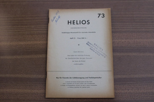 Helios sonnenstrahl heft - heft, nr