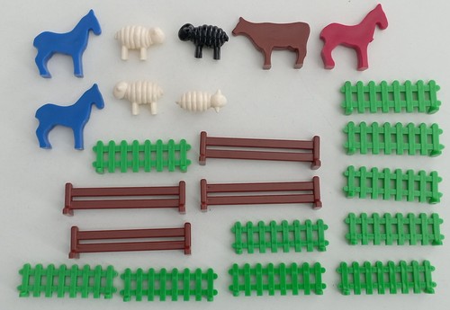 Ddr plastik bauernhof - plastik, tiere