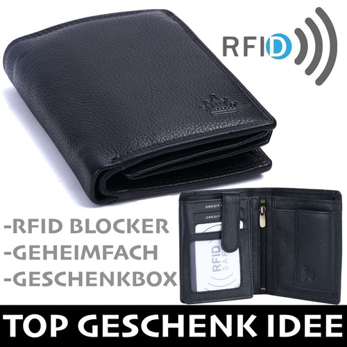 Geldbörse herren schwarz 100 - geldbörse,