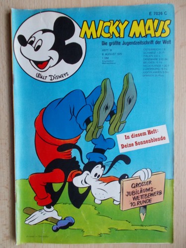 Comics hefte micky - micky, maus