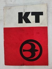 KT Balkancar Beschreibung, Betriebs- und Wartungsanweisung Heft