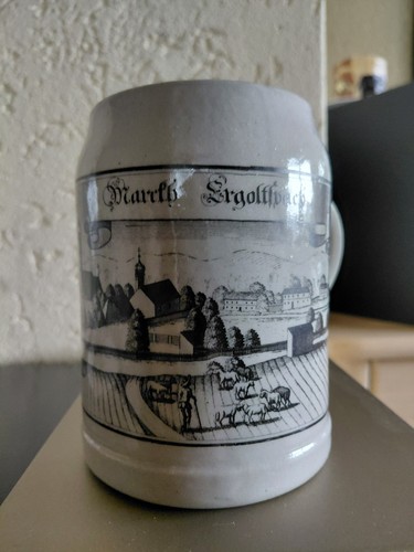 Bierkrug aus stein markt - -,