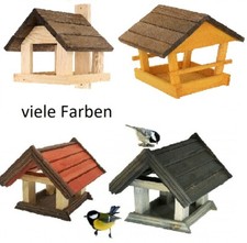 Vogelfutterhaus aus Holz viele