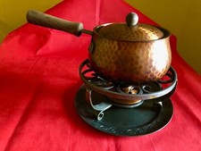 Vintage fondue set kupfer - fondue,