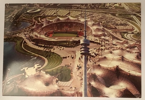 Große postkarte olympiapark - postkarte,