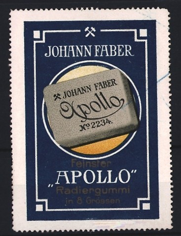 Reklamemarke johann faber - reklamemarke,