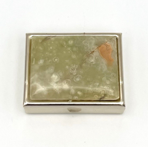 Vintage pillendose onyx - vintage, marmor