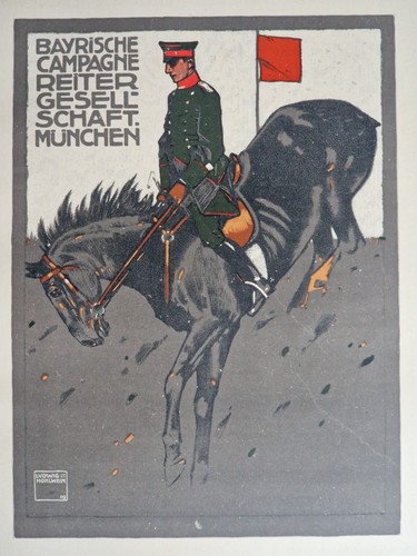 Kunstdruck plakat 1909 ludwig - kunstdruck,