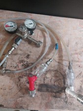 Linde-Flasche mit Schlauch für Zapfanlage