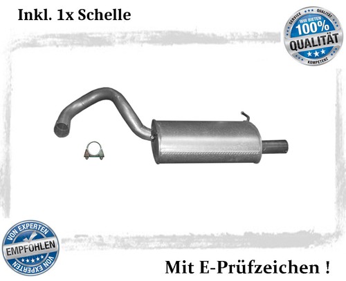 Endschalldämpfer für