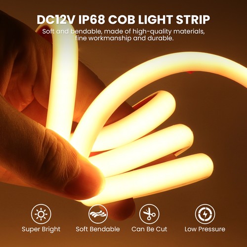 12v cob neon led flexibler - led,