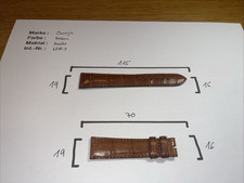 Omega Lederband / Krokoband 