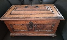 Antike Truhe Holzkiste Barock