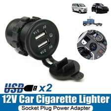 USB Auto Steckdose Ladegerät Buchse Für KFZ Motorrad Zigarettenanzü LOT 12V/24V