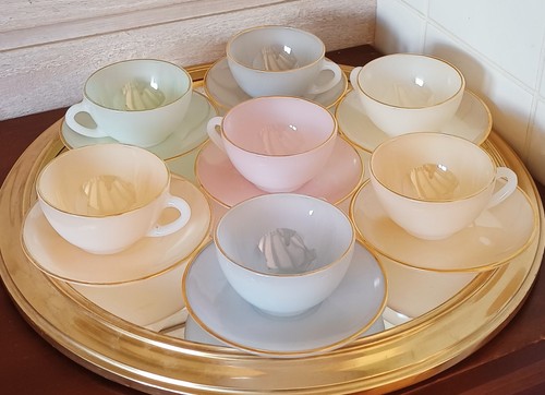 Set tassen untertassen opal - untertassen,