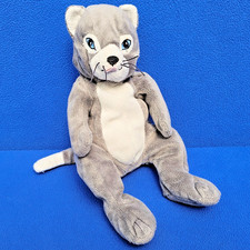 IKEA KATZE GOSIG KATT GRAU STOFFTIER 30 CM KUSCHELTIER GREY TABBY CAT