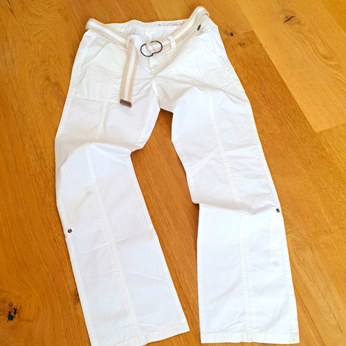Edc damen cargo hose - weiß, gr