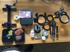 Lötstation, Heissluft inkl. viel Zubehör