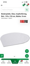 Firefix Bodenplatte Glasplatte
