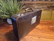 Vintage Koffer Kroko Aktenkoffer aus den 50er–60er Jahren Retro Deko