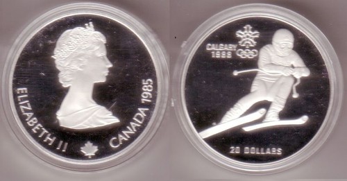 Dollar silber münze kanada - 20,