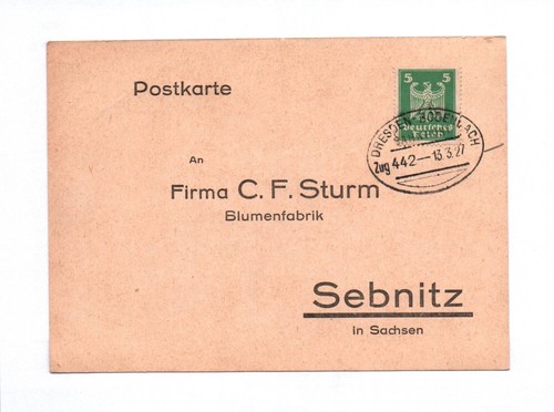 Postkarte firma sturm - firma,
