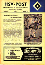 25.08.62 Hamburger SV HSV - VFB Lübeck Oberliga Nord DFB Deutschland.