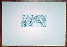 originale Radierung von Curt Stenvert 1972 (1920 Wien – 1992 Köln) (109)