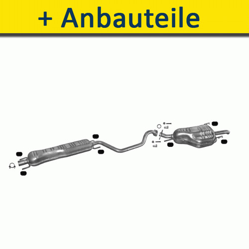 Auspuff auspuffanlage für - auspuff,