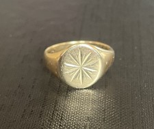Massiver Siegelring 9 kt