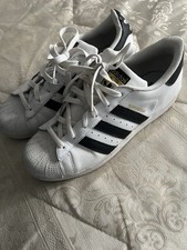 Adidas Superstar Sneaker Gr. 40 US 7 Schwarz Weiß, Guter Zustand