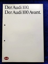 AUDI 100 und 100 Avant, Typ 44 Prospekt, 9.1984   gelocht