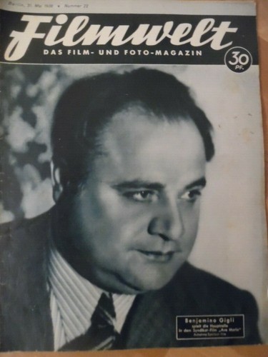Filmwelt 1936 benjamino - -,