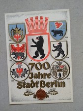 seltene Motivkarte " 700 Jahre Stadt Berlin " von 1937