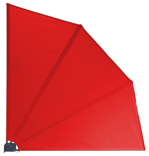 Balkonfächer 120 rot - x,