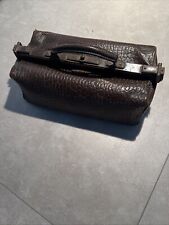 Antike Arzttasche,Doktortasche, Hebammentasche oder Schulranzen Leder Ca. 100 J.