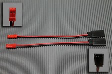 2 Stück Adapterkabel JR/Futaba Servo Buchse auf JST Stecker