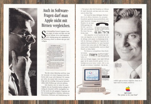 Apple macintosh reklame - apple, lc