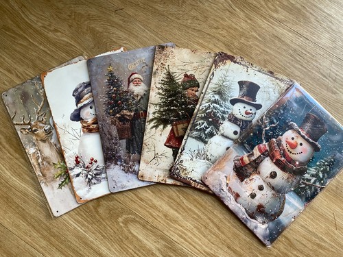 Metallschild weihnachten - -,