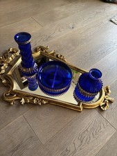 Vintage Kobalt Blau Glas