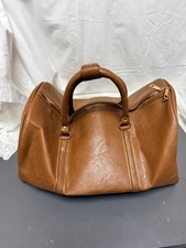 Kunstleder reisetasche braun - kunstleder,