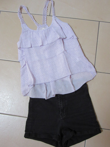 Jeansshorts abercrombie - h&m,