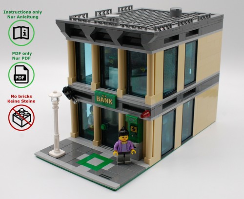 Lego city bank modular toll - bank, modular,