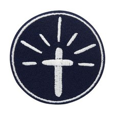 Erleuchtetes kreuz patch zum - kreuz,