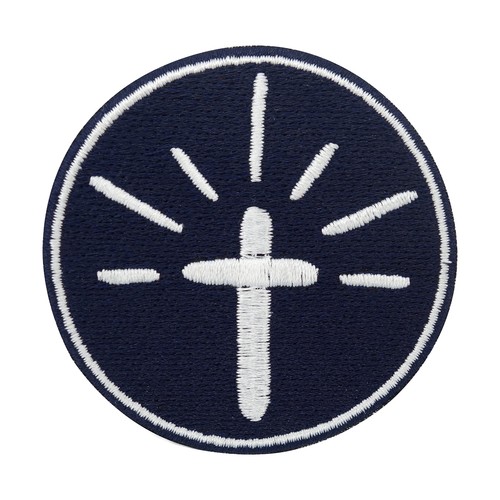 Erleuchtetes kreuz patch - patch, zum