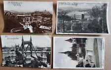 Budapest Fishers Bastion Donauansicht Burg Bocksberg 4 alte Fotokarten 1933