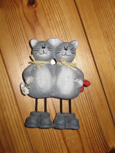 Niedliche katzen figur herz - niedliche,
