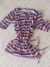 YSABEL MORA SWIMWEAR! NEU! Tunika Strandkleid Sommerkleid Ibiza Boho XL 42 40