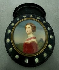 V0185 Tabatiere mit Porträt